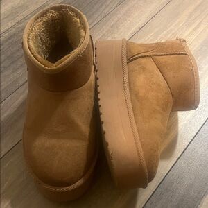 Tan Suede Ankle Boots